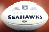 PAUL RICHARDSON AUTOGRAPHED WHITE LOGO FOOTBALL SEATTLE SEAHAWKS MCS HOLO 80902