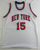 Earl Monroe Signed New York Knicks Jersey (JSA Hologram) 1973 World Champs