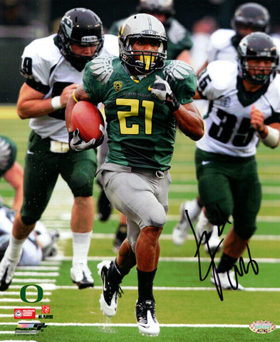 LAMICHAEL JAMES AUTOGRAPHED SIGNED 8X10 PHOTO OREGON DUCKS MCS HOLO 76074