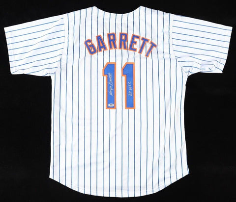 Wayne Garrett Signed New York Mets Jersey "'69 WSC"(PSA) 1969 Rookie 3rd Baseman