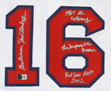 Jim Lonborg Signed Boston Red Sox Jersey 3 different Inscriptions (Beckett)