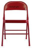 Bobby Knight Signed Indiana Hoosier Signed Folding Chair / The Famous Chair Toss