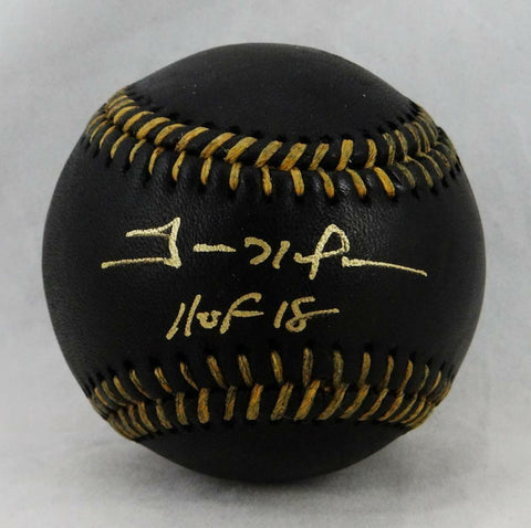 Trevor Hoffman Autographed Black Rawlings OML Baseball w/ HOF- JSA W Auth