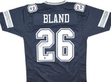 DaRon Bland Autographed Blue Pro Style Jersey-Beckett W Hologram *Black