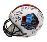 Multi-Signed NFL Hall of Fame Authentic Helmet With 11 Signatures