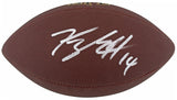 Ravens Kyle Hamilton Authentic Signed Wilson Super Grip Football BAS Witnessed