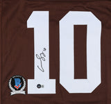 Anthony Schwartz Signed Cleveland Browns Jersey (Beckett COA) 2021 3rd Rnd Pk WR