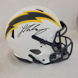 LADD MCCONKEY SIGNED LA CHARGERS F/S LUNAR ECLIPSE SPEED AUTHENTIC HELMET BAS QR