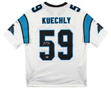 Panthers Luke Kuechly Authentic Signed White Nike Limited Jersey BAS Witnessed