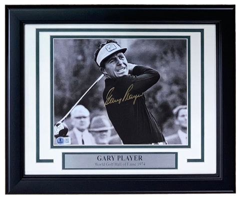 Gary Player Signed Framed 8x10 PGA Golf Photo BAS 56064