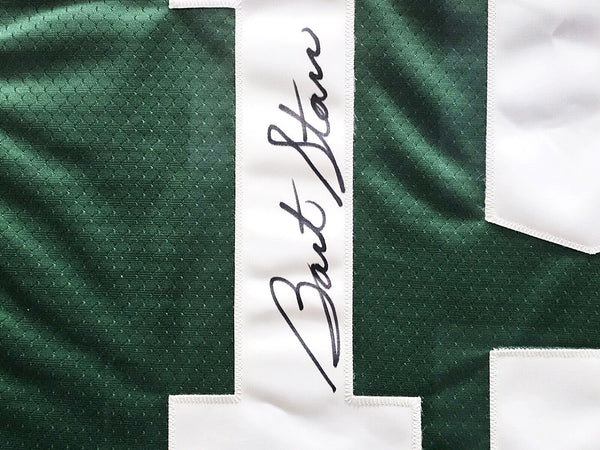 Bart Starr Autographed and Framed Green Packers Jersey