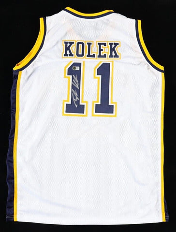 Tyler Kolek Signed Marquette Golden Eagles Jersey /Beckett New York Knicks Guard