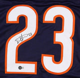 Devin Hester Signed Chicago Bears Blue Jersey (PSA) NFL All Time Return Leader