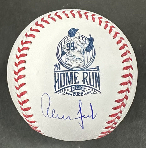 Aaron Judge Signed MLB Baseball 62 Home Run Autograph Yankees Fanatics & MLB COA