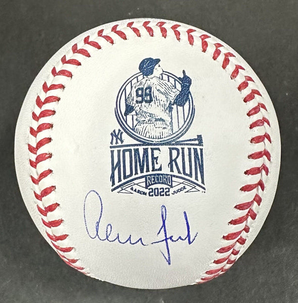 Aaron Judge Signed MLB Baseball 62 Home Run Autograph Yankees Fanatics & MLB COA