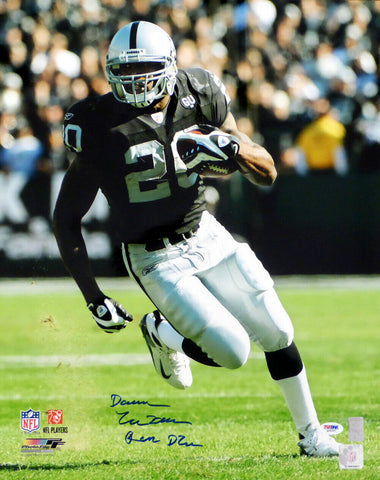 DARREN MCFADDEN AUTOGRAPHED 16X20 PHOTO OAKLAND RAIDERS "RUN DMC" PSA/DNA 15154