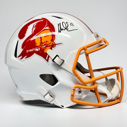 Mike Evans Autographed Signed Tampa Bay Buccaneers Creamsicle FS Rep Helmet BAS