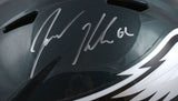 Jason Kelce Autographed Philadelphia Eagles F/S Speed Helmet - PSA *Silver