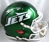 Ahmad Sauce Gardner Signed Jets 2024 F/S Speed Authentic Helmet - Beckett W Holo