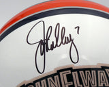 John Elway Auto Broncos Full Size Authentic HOF Logo Helmet Beckett BB79352