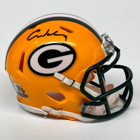 Christian Watson Autographed Signed Green Bay Packers Mini Helmet Beckett