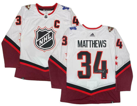 AUSTON MATTHEWS Autographed 2022 Authentic All Star Game Jersey FANATICS