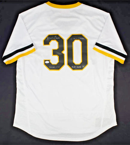 Dave Cash Signed Pittsburgh Pirates Mitchell & Ness Jersey 3xInscribed (JSA COA)