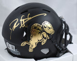 Deion Sanders Autographed Colorado Black Chrome Speed Mini Helmet-Beckett W Holo