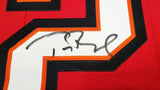 BUCCANEERS TOM BRADY AUTOGRAPHED RED NIKE ELITE JERSEY SIZE 44 FANATICS 208712