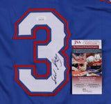 Delino DeShields Jr. Signed Texas Rangers Dallas / Throwback Jersey (JSA COA)