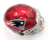 Tom Brady Signed New England Patriots Flash Speed Flex Helmet Fanatics Authentic