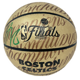 Jayson Tatum Celtics Signed 2024 NBA Finals Champions Gold Basketball Fanatics