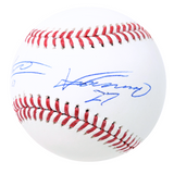 Vladimir Guerrero Sr. & Vladimir Guerrero Jr. Dual Signed OMLB Baseball JSA