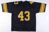 Troy Polamalu Signed Pittsburgh Steelers Jersey (Beckett COA) 8xPro Bowl Safety