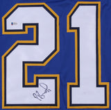 Patrik Berglund Signed Blues Jersey (Beckett COA) Playing career 2005-present