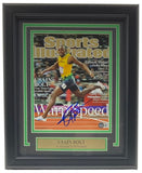 Usain Bolt Signed Framed 8x10 Olympic Track Legend Photo BAS BH033140