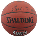 Knicks Earl Monroe Authentic Signed Spalding I/O Basketball BAS #BQ45773