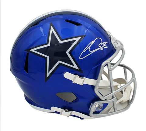 CeeDee Lamb Signed Dallas Cowboys Speed Full Size Flash NFL Helmet