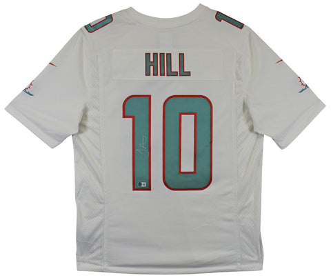 Dolphins Tyreek Hill Authentic Signed White Nike Limited Jersey BAS Witnessed