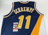 Detlef Schrempf Signed Indiana Pacers Jersey (JSA COA) 3xAll Star Forward