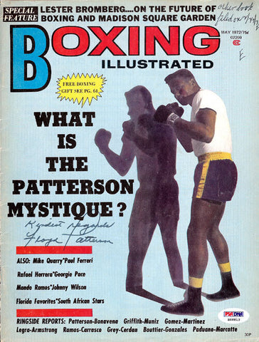 Floyd Patterson Autographed Boxing Illustrated Magazine Cover PSA/DNA #S48813