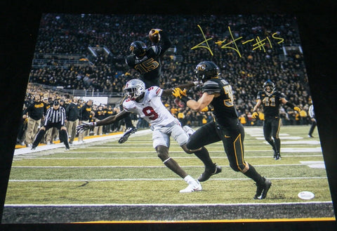 JOSH JACKSON SIGNED AUTOGRAPHED IOWA HAWKEYES VS OHIO STATE 16x20 PHOTO JSA