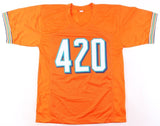 Ricky Williams Signed Miami Dolphins 420 Jersey (JSA COA) 2002 Pro Bowl R.B.