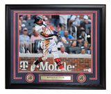 Ronald Acuna Jr. Signed Framed 16x20 Atlanta Braves Photo El Abusador Insc BAS