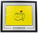 Jack Nicklaus Signed Framed Masters Golf Flag w/ Years JSA LOA XX26503