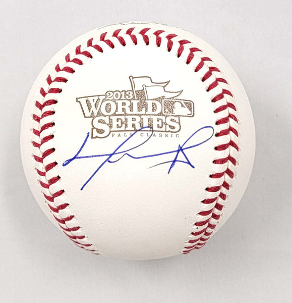 David Ortiz Signed Boston Red Sox 2013 World Series Baseball Beckett Witnessed