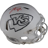 Travis Kelce Autographed Kansas City Chiefs 24STS Authentic Helmet Beckett 49090