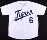 Al Kaline Signed Tigers Hispanic Tribute Jersey (JSA COA) Mr Tiger /18x All Star