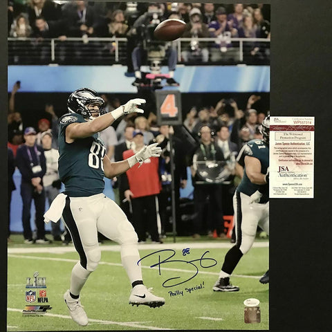 Autographed/Signed TREY BURTON Inscribed "Philly Special" SB 16x20 Photo JSA COA
