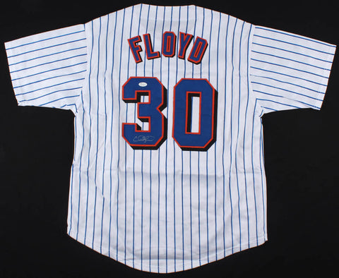 Cliff Floyd Signed New York Mets Cliff Jersey (JSA COA) 2001 All Star Outfielder